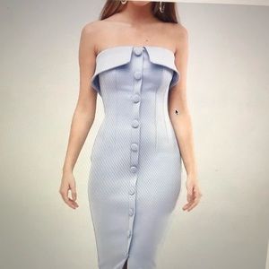 ISO: blue button down pencil dress